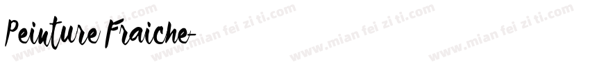 Peinture Fraiche字体转换